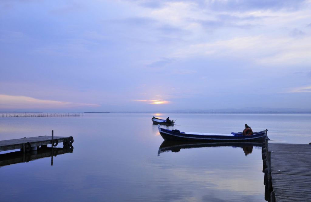 The Albufera is a freshwater lake located 11 km from Valencia