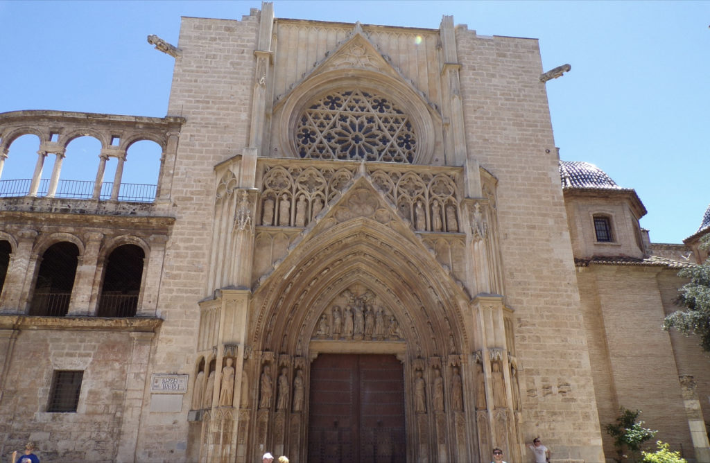 Valencia Cathedral located in the Old Town or El Carmen.